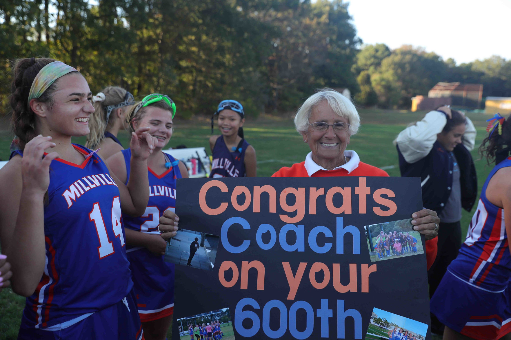 Millville field hockey coach Claudia McCarthy gets her 600th career
